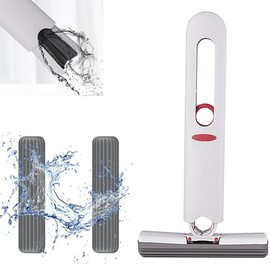 Batone Mini Mop Multifunctional Mini Mop Handy Mop Mini Mop Drainer Mini Mop Folding Portable Mini Mop Strong Absorption Mop No Lazy Hand Washing Needed,Mini Hand Wash Strong Absorbent Mop for