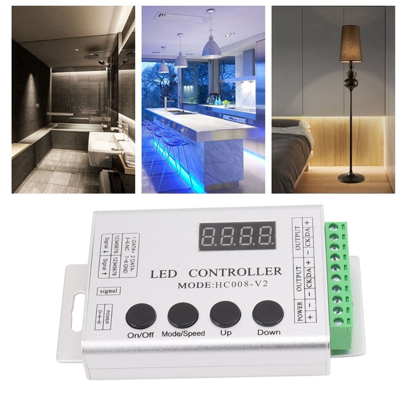 LED RGB Controller SPI Signal Light Strip Controller for 6803
