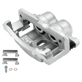 Rear Left Driver Brake Caliper with Bracket 18B4728 New Replace for 2001-2010 Chevy Silverado 2500 HD, 2001-2010 GMC Sierra 2500 HD, 6L/6.6/8.1L, 25848000, 18FR1378, FRC11021