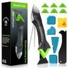 5 in 1 Caulking Tool Kit with Stainless Steel Head