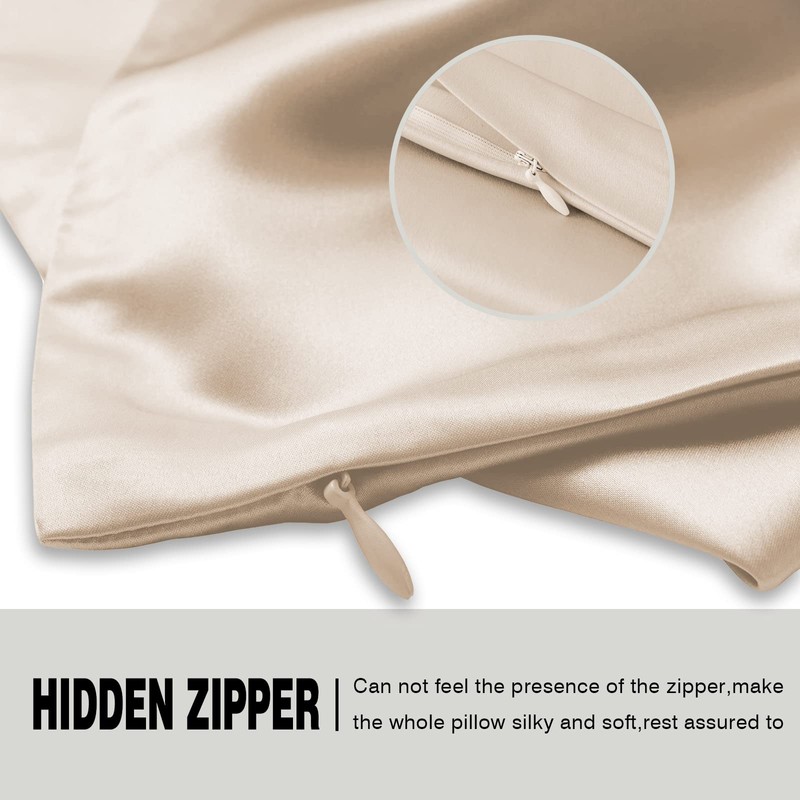 Natural Mulberry Silk Pillowcase for Hair and Skin Standard Size