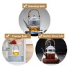 Glass Teapot with Removable Infuser and Lid, Stovetop Safe, Glas
