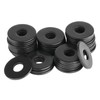 Pack of 50 Flat Washers M6, Black Washers Stainless Steel
