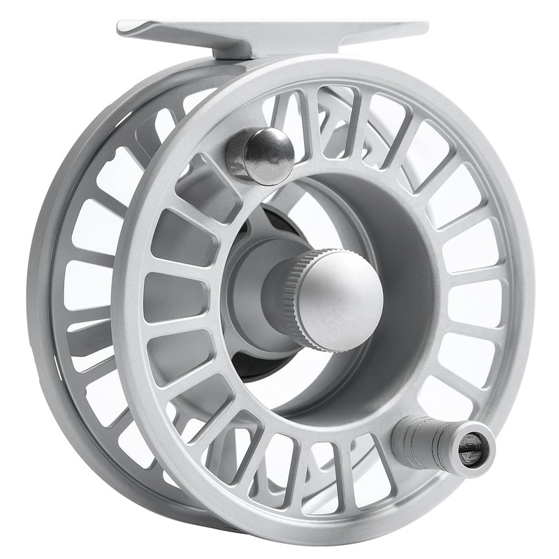Goture Fly Reel, Large Arbor, Aluminum Alloy, Disc Drag, Left