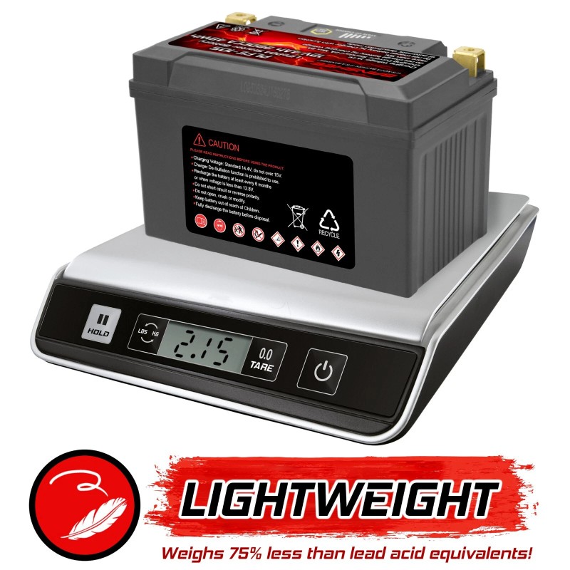 Banshee YTZ10S Lifepo4 Lithium Battery Compatible with Honda CBR500R 2013