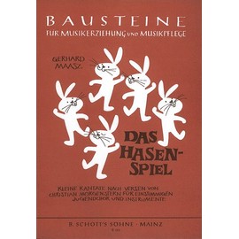 Das Hasenspiel: Kleine Kantate. children's choir (SMez) with instruments. Partition.