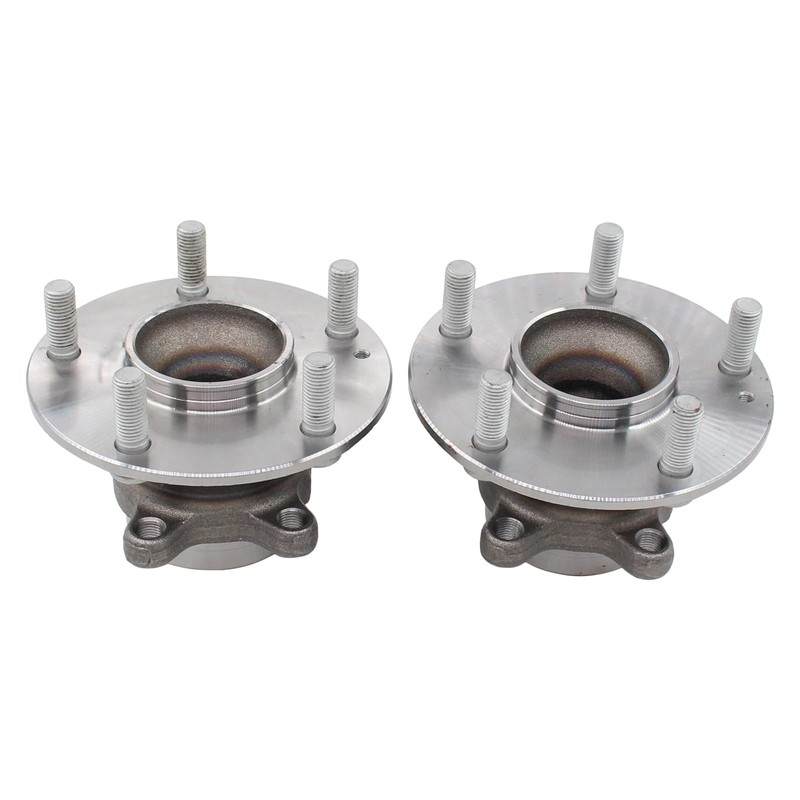 MOTOKU Pair Rear Wheel Hub and Bearing Assembly for Honda