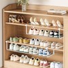 HGZBS Expandable Shoe Rack Organizer - Adjustable Shoe Rack &