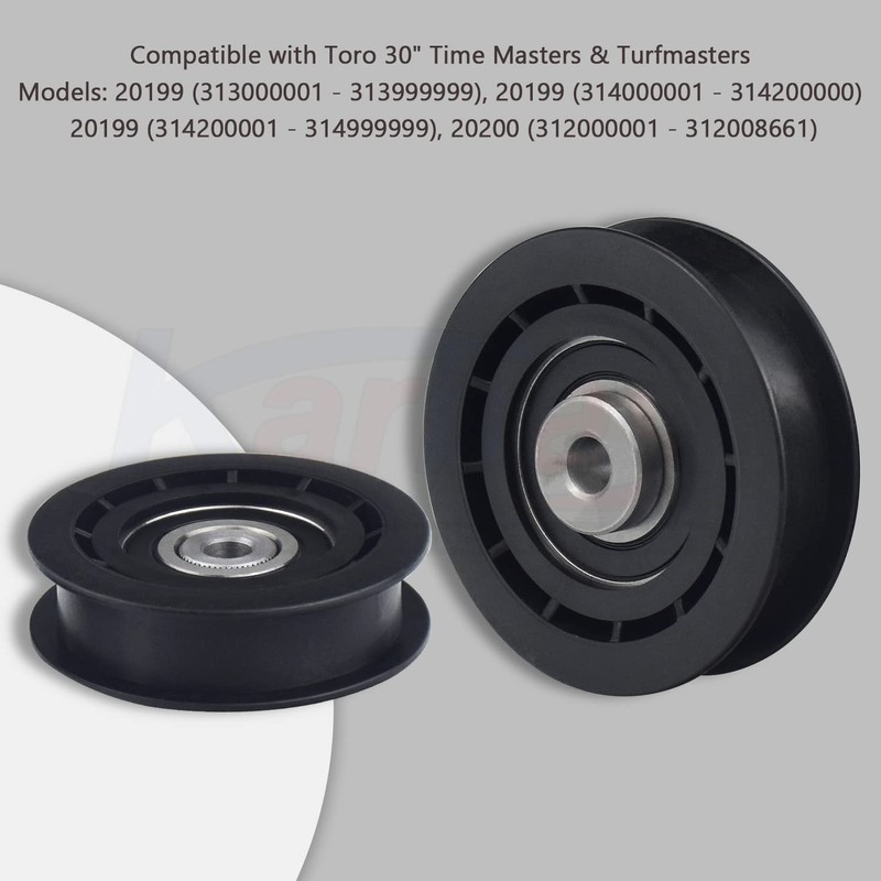 Karbay 2 Pack 120-7082 Idler Pulley Compatible with Toro 30"
