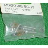 PERFECT MOUNTING BOLTS MODEL AIRPLANE, 3-48 X 1/2", 4 SETS,
