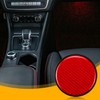 Bojueshaw 2pcs Carbon Fiber Car Cup Pad,Shiny Diamond Anti-Slip Beverage