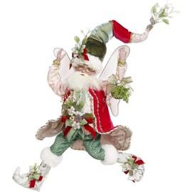 Mark Roberts 2020 Limited Edition Collection The Mistletoe Fairy Figurine, Medium 16'' - Deluxe Christmas Decor and Collectible