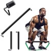 Resistance Band Bar 26.4 Inch Workout Bar for Fitness, Portable