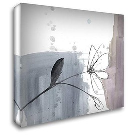 ArtDirect Goldberger, Jennifer 20x20 Gallery Wrapped Canvas Museum Art Titled: Blush Flower Splash III