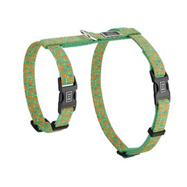 Tella & Stella - Cat Harness with Self - Opening Buckle for Safety-Adjustable to 7" to 12" for The Neck & 10" to 17" for Chest - Light & Soft for The Comfort of Your Cat