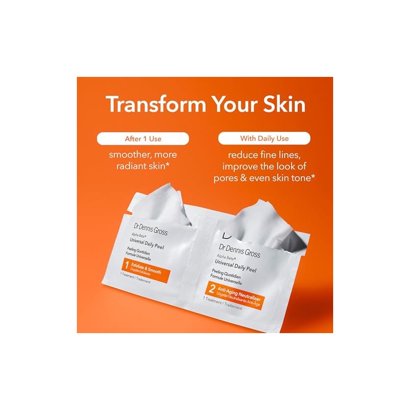 Dr. Dennis Gross Skincare Alpha Beta Peel Original Formula Packets,