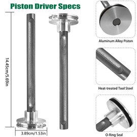 878-156 Nailers Aftermarket Piston Driver Assembly For Hitachi NV45AB2, NV45AB2M, NV45AB3, NV45AB2(S) NV45AB Coil Nailer, Replacement Part SP 878-156 For Metabo NV45AB2 (2 PACK)