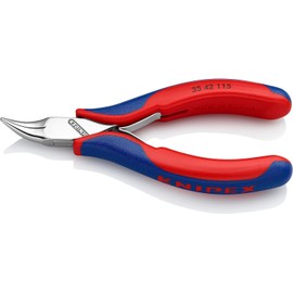 Knipex 35 42 115 SB Electronics Angled Plier in Blister Packaging, Multi-Colour