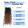 Eerya 10 Inch Yanky Twist Crochet Hair for Women 8