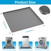 Washing Machine Drain Pan Silicone mat 27''x27'', Non-Slip Washer Drip