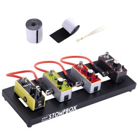 ENO MUSIC ENO MUSIC 14" Mini Pedal Board Guitar Effects Pedals Compact Small Pedalboard with Mountain Tape & Cable Tie