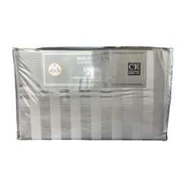 Bergen House 100% Certified Eqyptian Cotton 1000 TC Sheet Set Grey Cal King $360