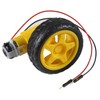 D-FLIFE 4PCS TT Motor DC 3-6V Gearbox Motor Dual Shaft