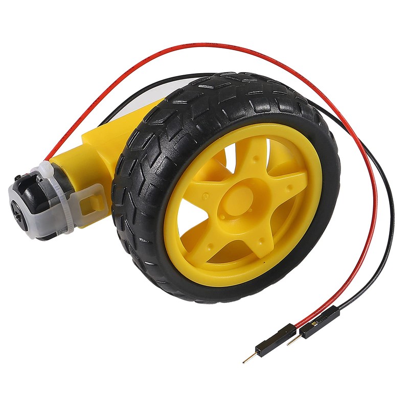 D-FLIFE 4PCS TT Motor DC 3-6V Gearbox Motor Dual Shaft