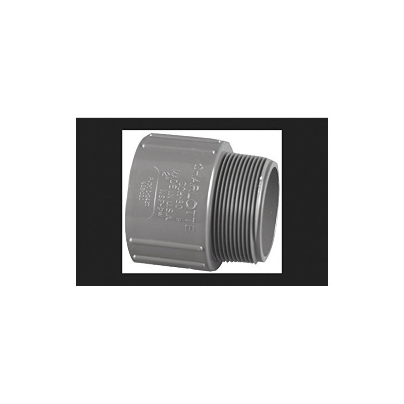 Charlotte Pipe 1-1/2 in. Slip x 1-1/2 in. Dia. MPT