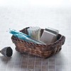 Nagao 01038015 Basket, Washable Basket, Economy, Square Shape, 5.9 inches