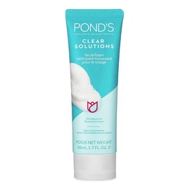 Limpiador Facial POND'S Clear Solution | Jabón en Espuma Purificante | Para Todo Tipo de Piel 50 ml