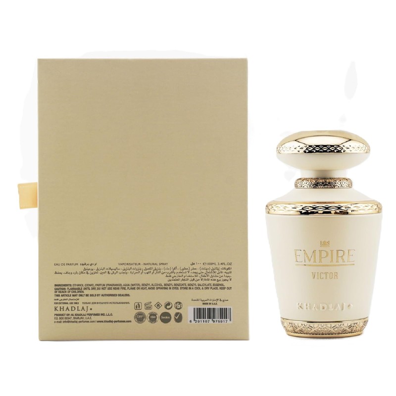 Khadlaj Empire Victor Eau de Parfum Spray for Unisex, 3.4