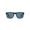HAWKERS Peak Metal Sunglasses for Men and Women, Black Deep