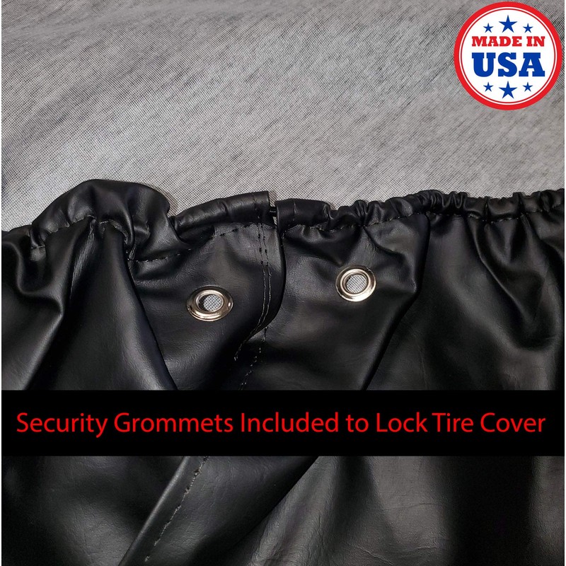 Spare Tire Cover Angel Wings Black 32 Inch