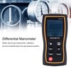 Digital Differential Manometer Hand Air Gas Pressure Gauge, Measuring Range