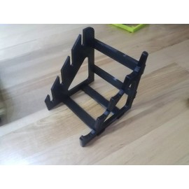 Z's Knife Stands Polymer 4 quad Knife Display Stand Knife Rack knives four