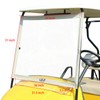 10L0L Golf Cart Windshield Compatible with EZGO TXT Gas &
