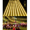 EAGWELL Meteor Shower Lights Outdoor Christmas Lights Falling Rain Lights