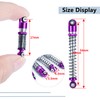 MORLORDY Aluminum Alloy 4Pcs RC Shock 48mm Ajustable Shocks Absorber