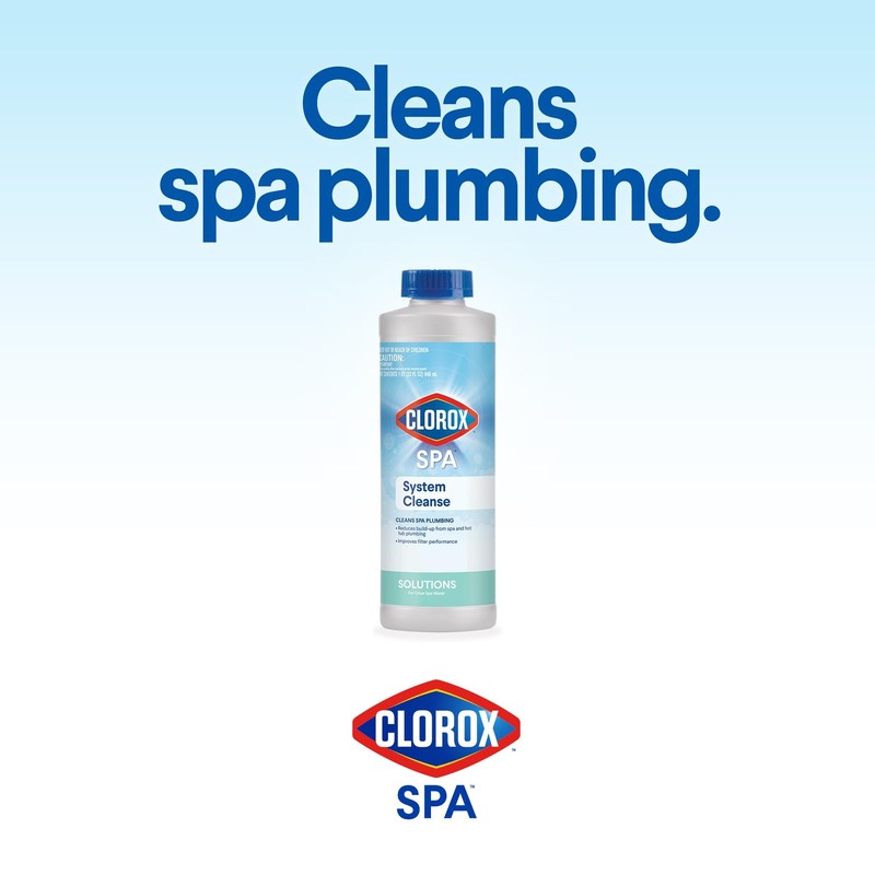 Clorox® Pool&Spa™ System Cleanse, Removes Build-Up from Spa and Hot