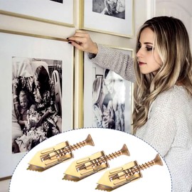 HINZIC 80 Pcs Self-Drilling Anchor Screws, Zinc Plated Steel Drywall Anchors, Heavy Duty Metal Expansion Bolt, No Drill or Holes, for TV, Shelf Straps, Gypsum Boards, Cabinets