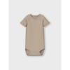 NAME IT Unisex Baby Nbnbody 2P SS Beige Animal Noos,