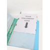A4 Clear Plastic Punched Pockets 90 Micron Filing Folders Wallets
