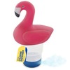 Floating Flamingo Shape Chlorine Dispenser for Pools Fits 3" Tablets