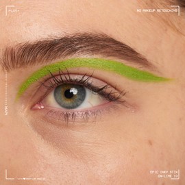 NYX PROFESSIONAL MAKEUP Epic Inky Stix Eyeliner, Mechanical Cream Gel Eyeliner, Waterproof Formula With Up To 24HR Wear - 13 On-Lime (Matte Electric Green)