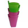 Vaso 30 Vasos De Plástico Con Popote Para Niño 349ml