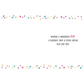 Regal Publishing Modern Happy Birthday Card Mum,Grey, 8 x 6 inches