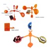 Bird Deterrent 360° Flashing Rotating Wind Drive Bird Repeller Animal