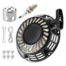 YDRANT 212 196 224 208 cc Recoil Pull Start Assembly with Pulley Cup for Predator Champion Coleman Honda Westinghouse Firman Ryobi Simpson 5.5 6.5 hp Small Engines etc.GX160 Pull Start with Start Cup