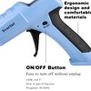 Svartur Full Size Hot Glue Gun with Case, 20 Hot